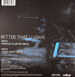 David Morales With Lea-Lorién - Better That U Leave - Image 2