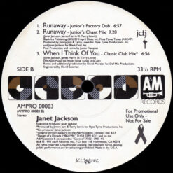 Janet Jackson - Runaway / When I Think Of You - Image 3